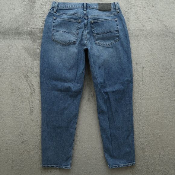 Lucky Brand Mom Jeans Women's 4/27 Ankle High-Rise Drew 26" Inseam Distressed - Picture 11 of 16